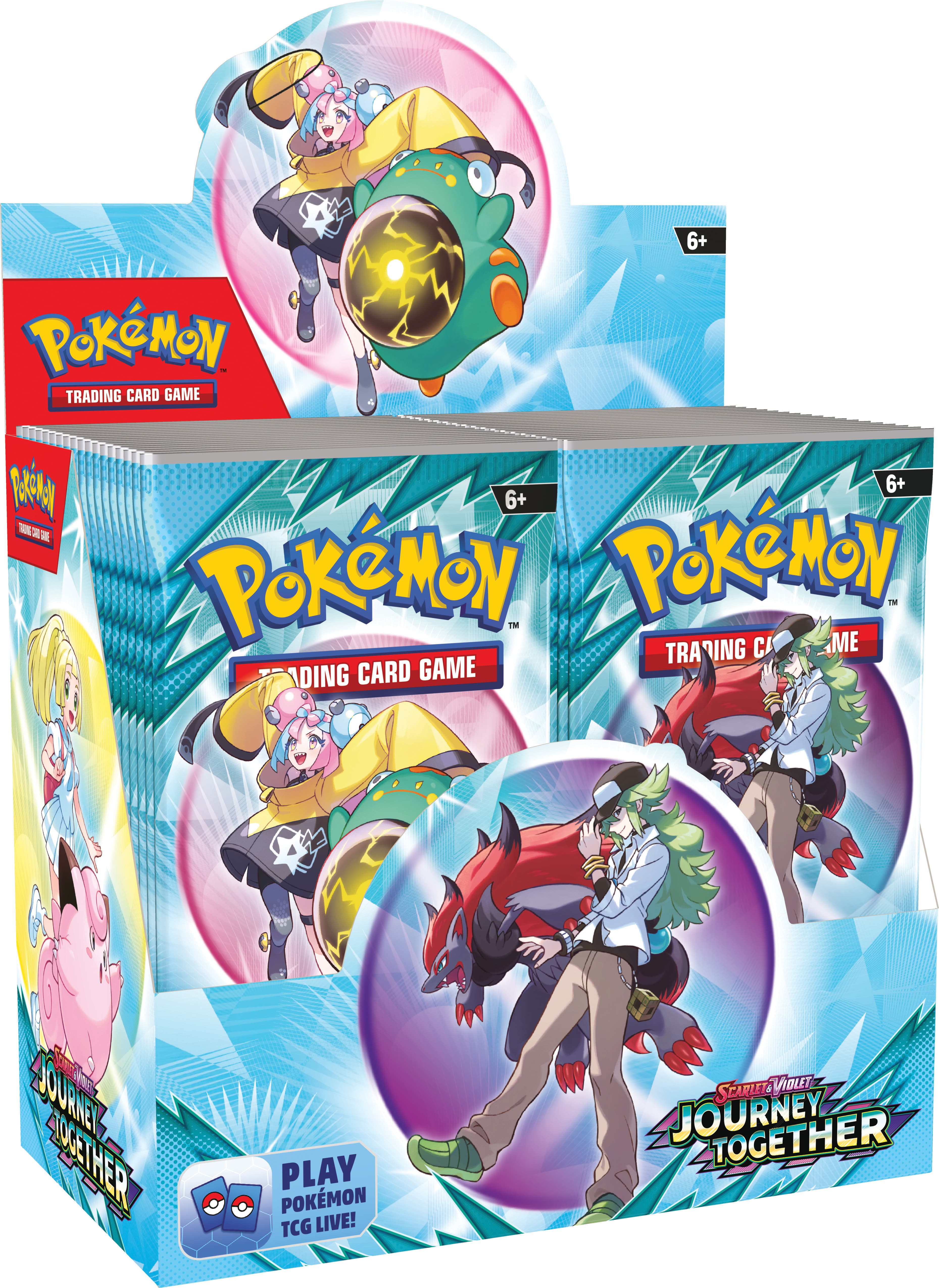 Pokémon TCG Journey Together Booster Box – förseglad display med 36 boosterpaket