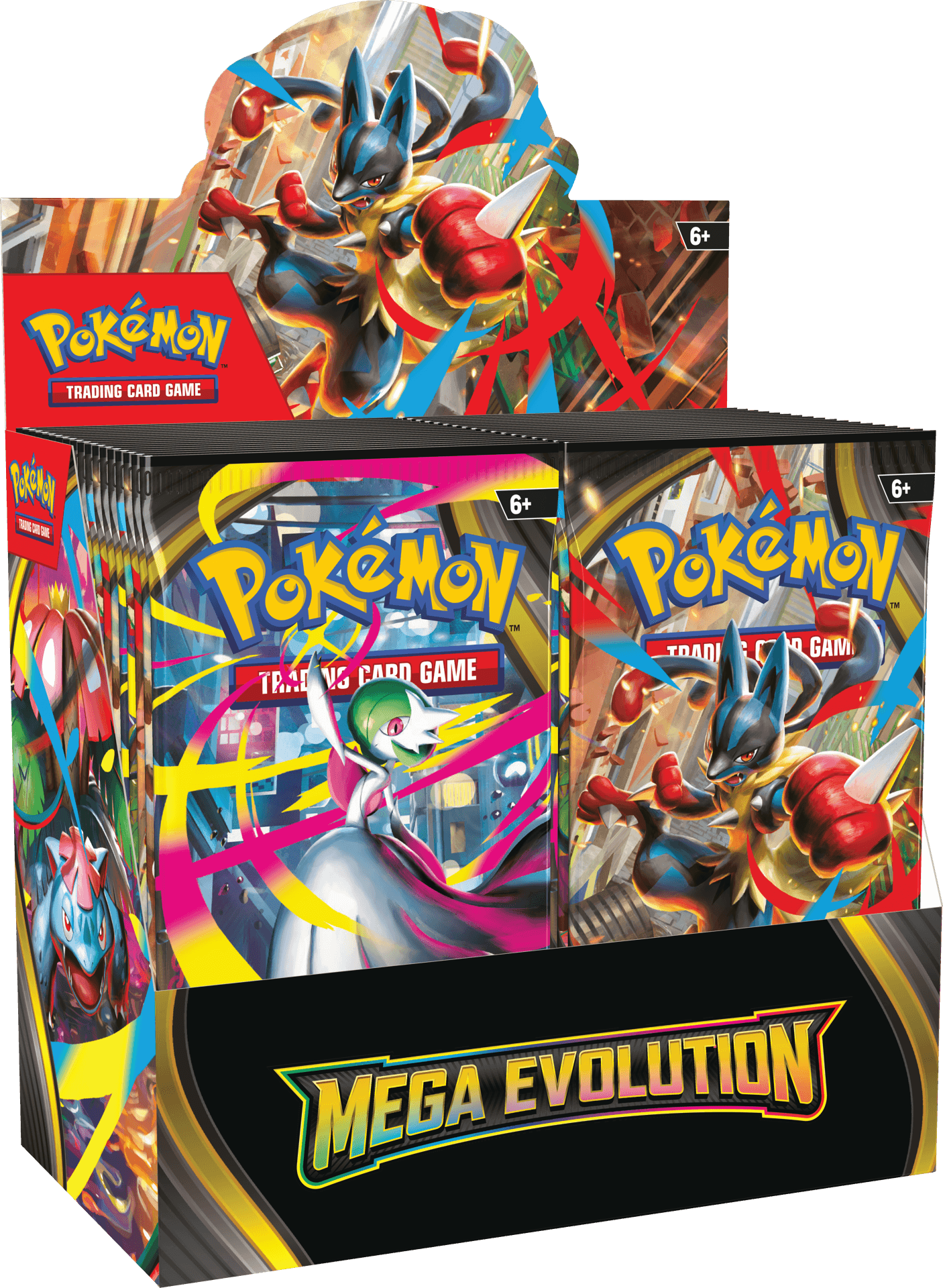 Pokémon TCG Mega Evolution Booster Box – förseglad display