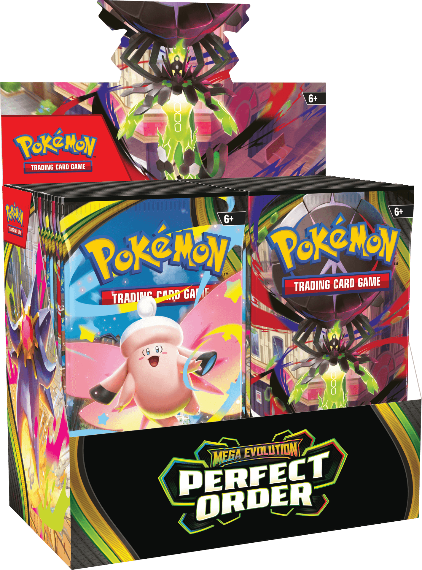 Pokémon TCG Mega Evolution Perfect Order Booster Box – förseglad display med 36 boosterpaket