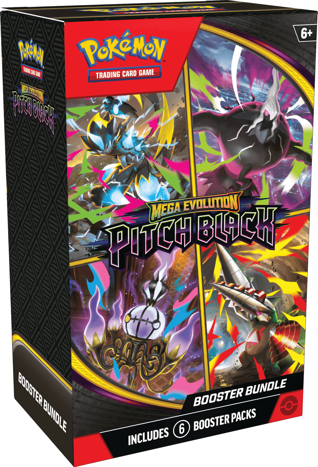 Pokémon TCG Mega Evolution Pitch Black Booster Bundle – 6 boosterpaket