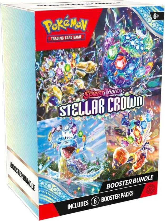 Pokémon TCG Stellar Crown Booster Bundle – 6 boosterpaket