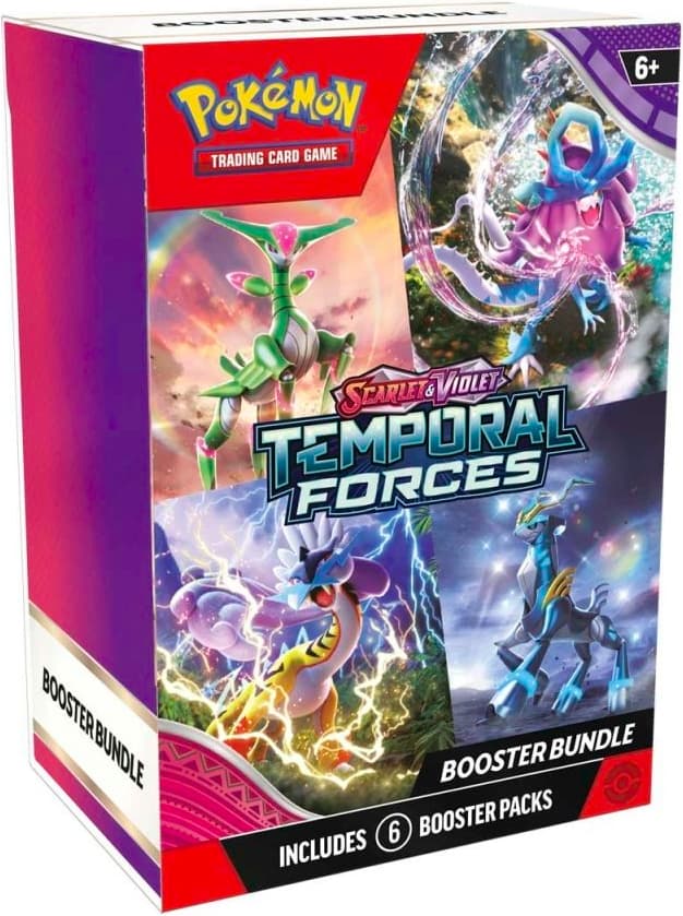 Pokémon TCG Temporal Forces Booster Bundle – 6 boosterpaket, förseglad