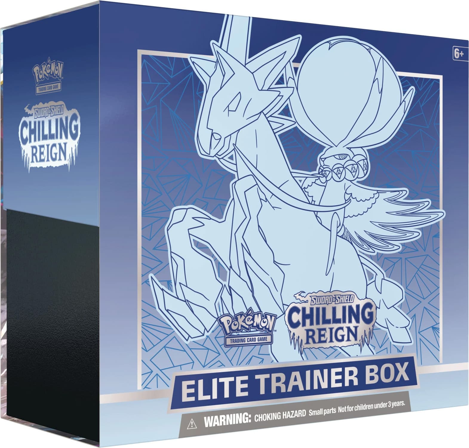 Pokémon TCG Chilling Reign Elite Trainer Box (Ice Rider Calyrex) – förseglad ask